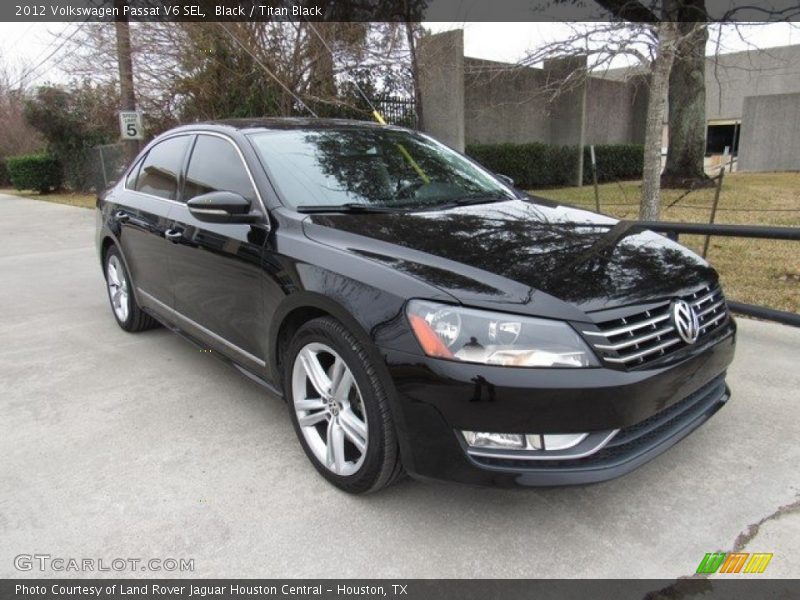Black / Titan Black 2012 Volkswagen Passat V6 SEL