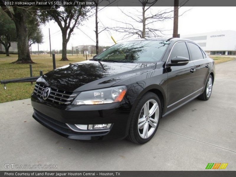 Black / Titan Black 2012 Volkswagen Passat V6 SEL