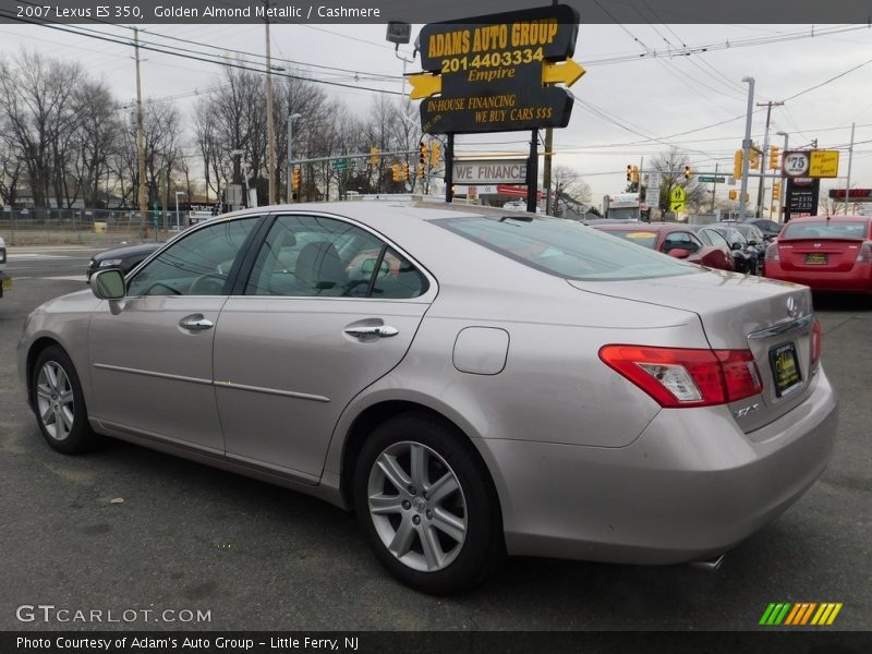 Golden Almond Metallic / Cashmere 2007 Lexus ES 350