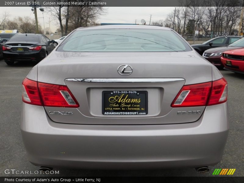 Golden Almond Metallic / Cashmere 2007 Lexus ES 350