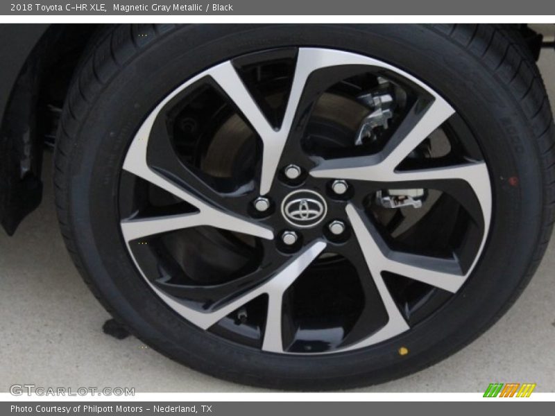 Magnetic Gray Metallic / Black 2018 Toyota C-HR XLE