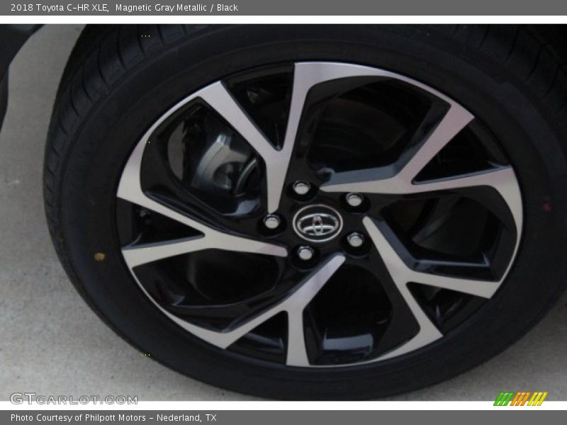 Magnetic Gray Metallic / Black 2018 Toyota C-HR XLE