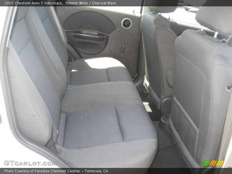 Summit White / Charcoal Black 2007 Chevrolet Aveo 5 Hatchback