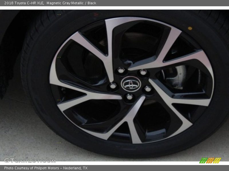 Magnetic Gray Metallic / Black 2018 Toyota C-HR XLE