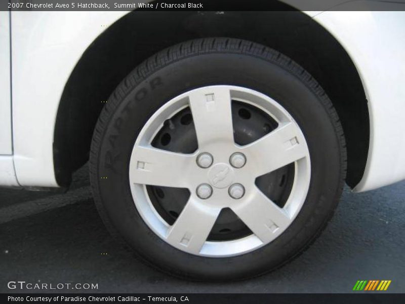 Summit White / Charcoal Black 2007 Chevrolet Aveo 5 Hatchback