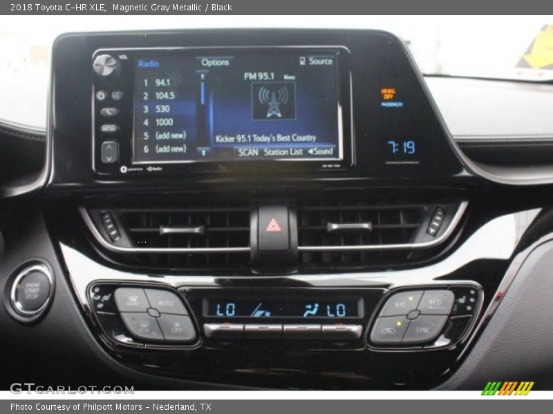 Magnetic Gray Metallic / Black 2018 Toyota C-HR XLE