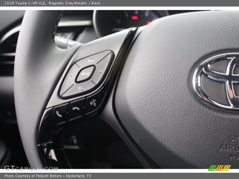 Magnetic Gray Metallic / Black 2018 Toyota C-HR XLE