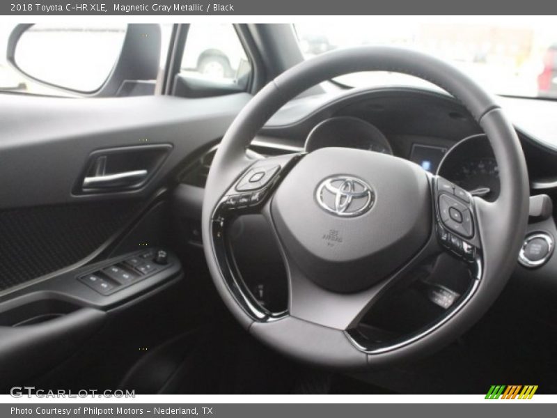 Magnetic Gray Metallic / Black 2018 Toyota C-HR XLE