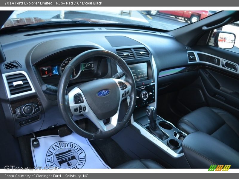 Ruby Red / Charcoal Black 2014 Ford Explorer Limited