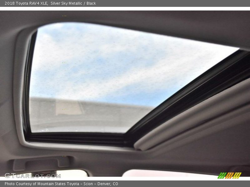 Silver Sky Metallic / Black 2018 Toyota RAV4 XLE