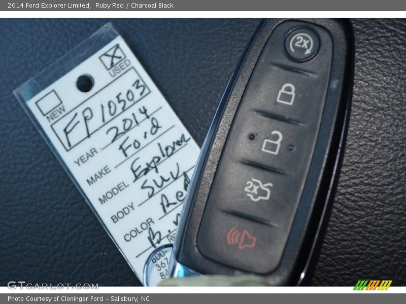 Ruby Red / Charcoal Black 2014 Ford Explorer Limited