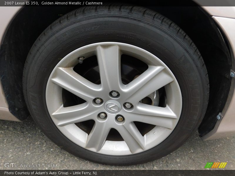 Golden Almond Metallic / Cashmere 2007 Lexus ES 350