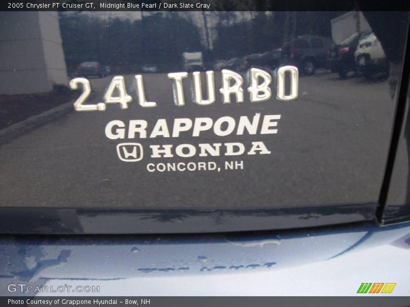 Midnight Blue Pearl / Dark Slate Gray 2005 Chrysler PT Cruiser GT