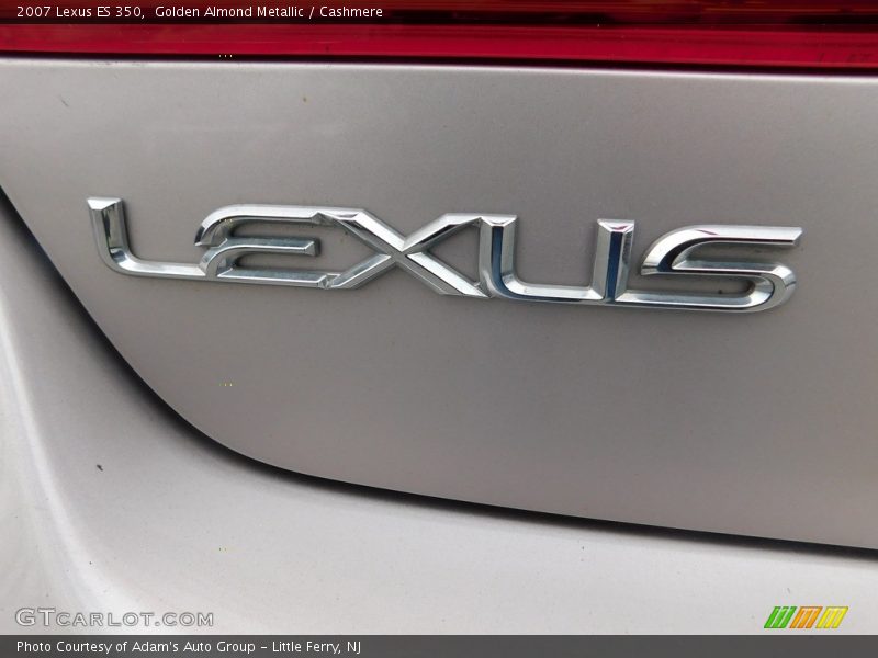 Golden Almond Metallic / Cashmere 2007 Lexus ES 350