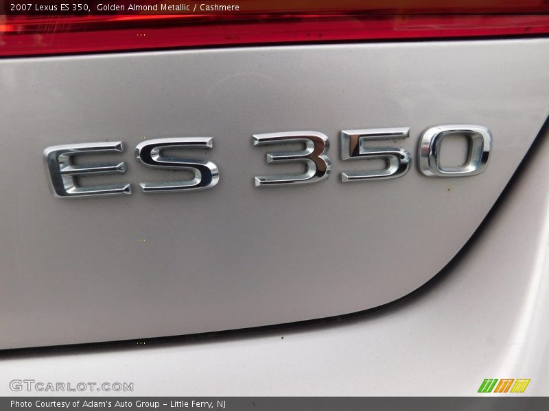 Golden Almond Metallic / Cashmere 2007 Lexus ES 350