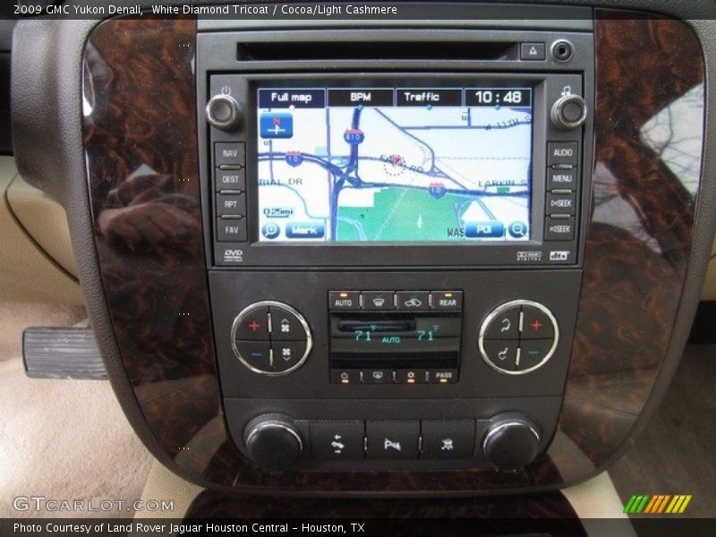 White Diamond Tricoat / Cocoa/Light Cashmere 2009 GMC Yukon Denali