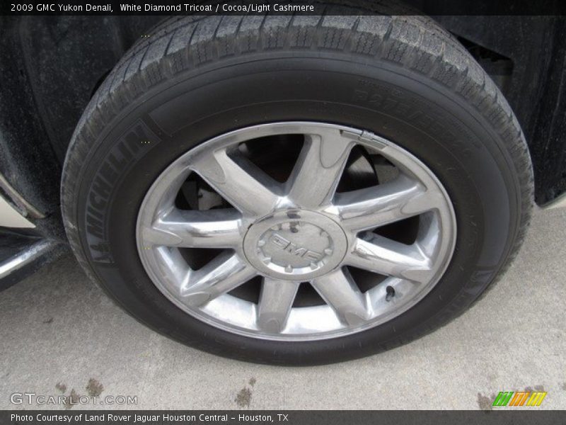 White Diamond Tricoat / Cocoa/Light Cashmere 2009 GMC Yukon Denali