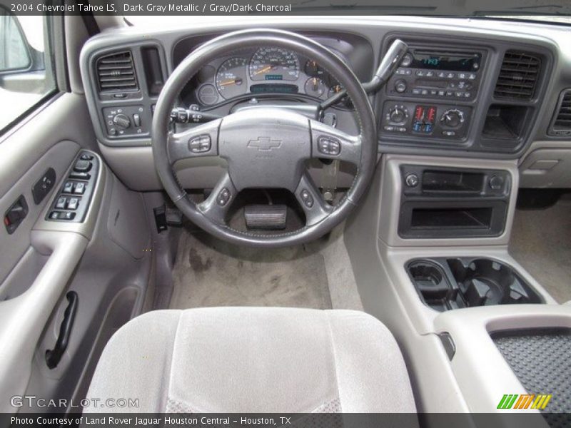 Dark Gray Metallic / Gray/Dark Charcoal 2004 Chevrolet Tahoe LS