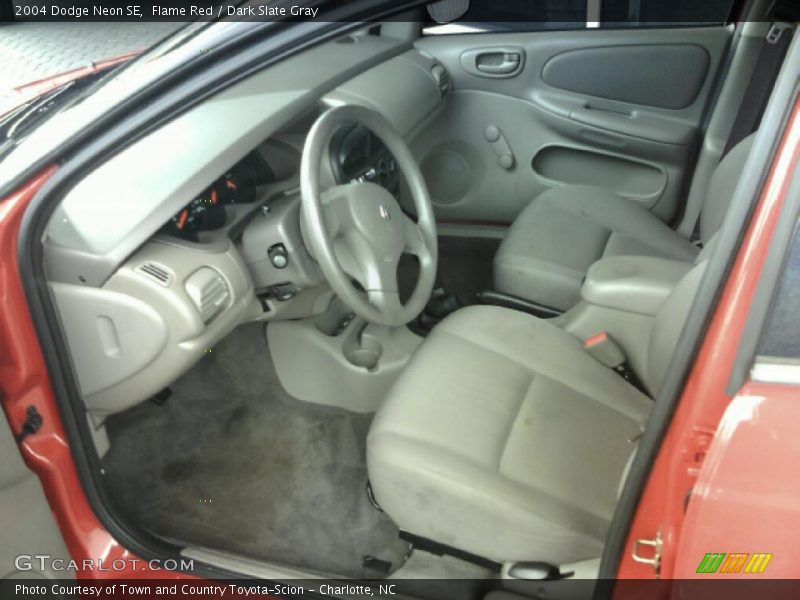 Flame Red / Dark Slate Gray 2004 Dodge Neon SE