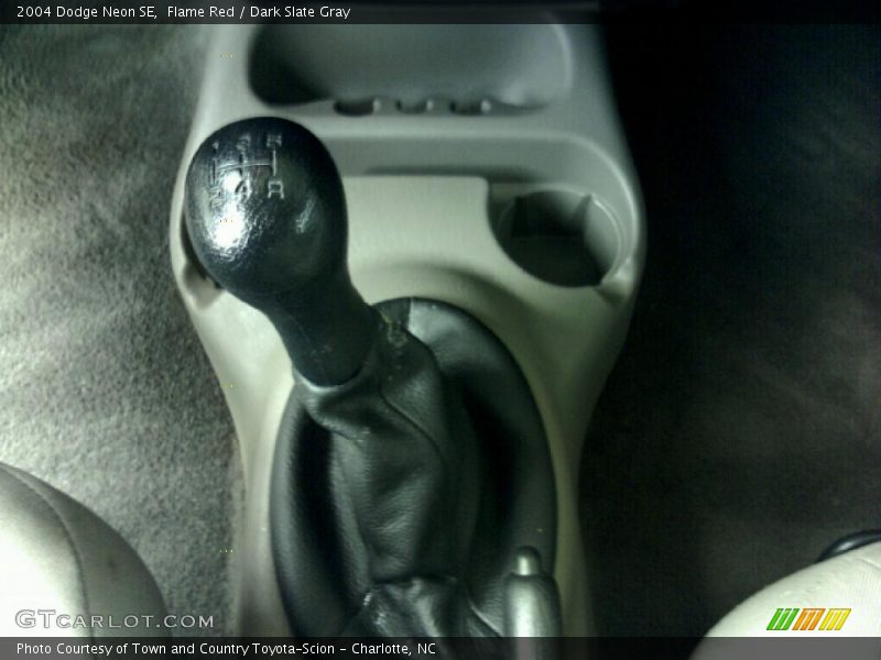 Flame Red / Dark Slate Gray 2004 Dodge Neon SE