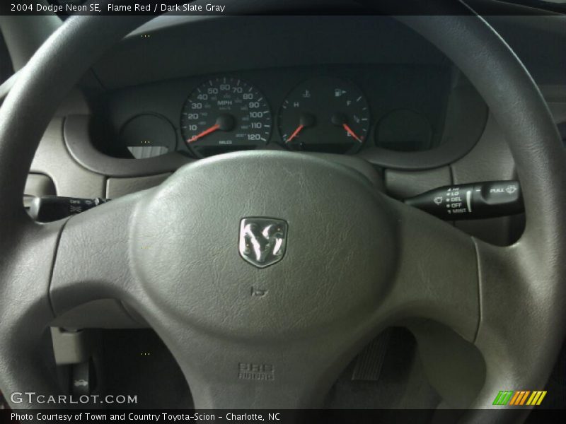 Flame Red / Dark Slate Gray 2004 Dodge Neon SE