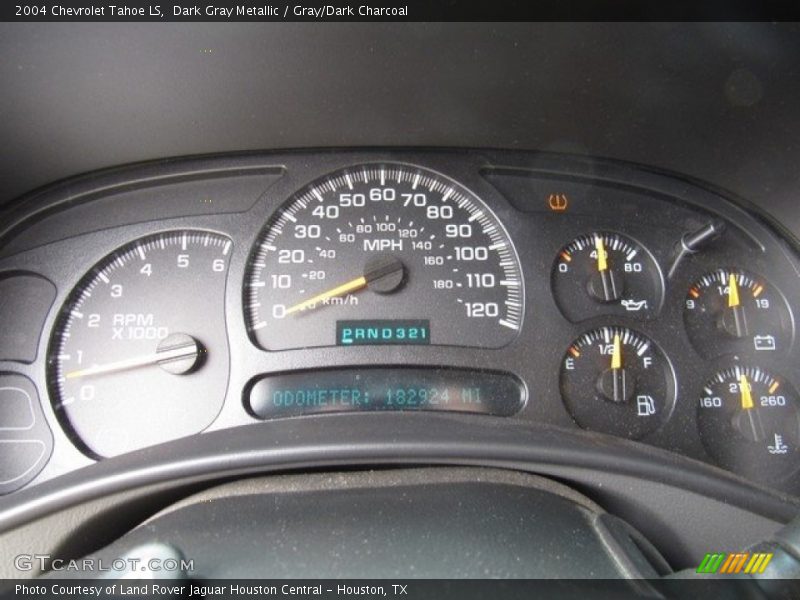 Dark Gray Metallic / Gray/Dark Charcoal 2004 Chevrolet Tahoe LS