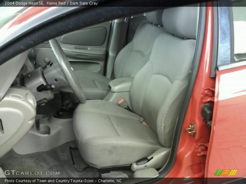 Flame Red / Dark Slate Gray 2004 Dodge Neon SE