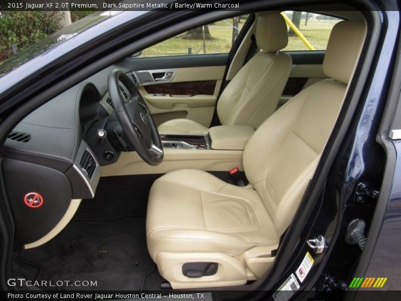 Dark Sapphire Metallic / Barley/Warm Charcoal 2015 Jaguar XF 2.0T Premium