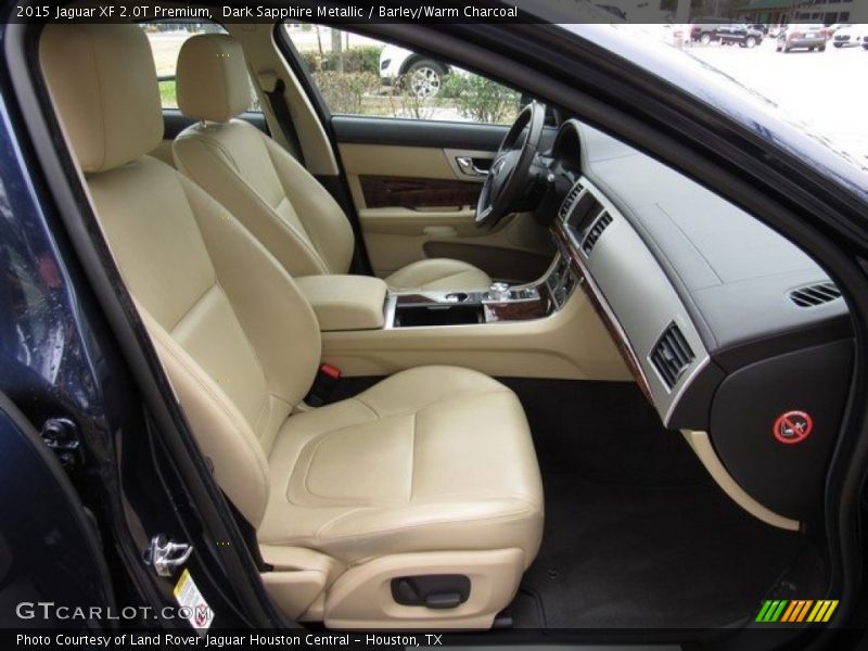 Dark Sapphire Metallic / Barley/Warm Charcoal 2015 Jaguar XF 2.0T Premium
