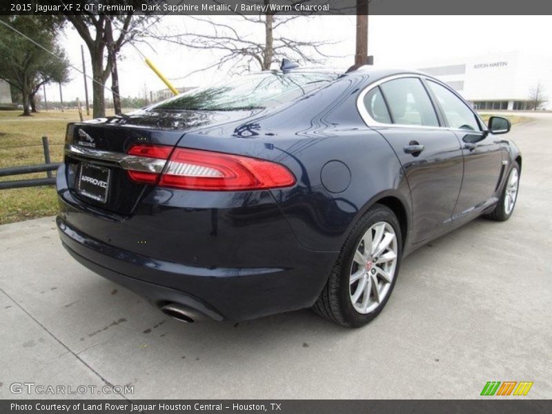Dark Sapphire Metallic / Barley/Warm Charcoal 2015 Jaguar XF 2.0T Premium