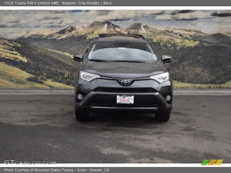 Magnetic Gray Metallic / Black 2018 Toyota RAV4 Limited AWD