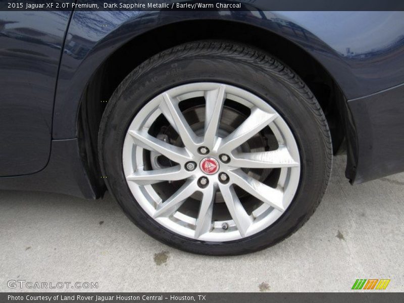 Dark Sapphire Metallic / Barley/Warm Charcoal 2015 Jaguar XF 2.0T Premium