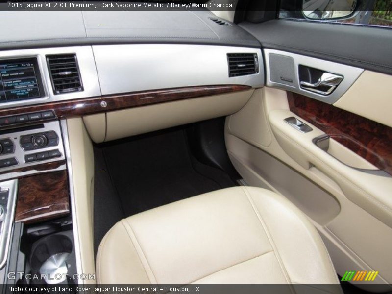 Dark Sapphire Metallic / Barley/Warm Charcoal 2015 Jaguar XF 2.0T Premium