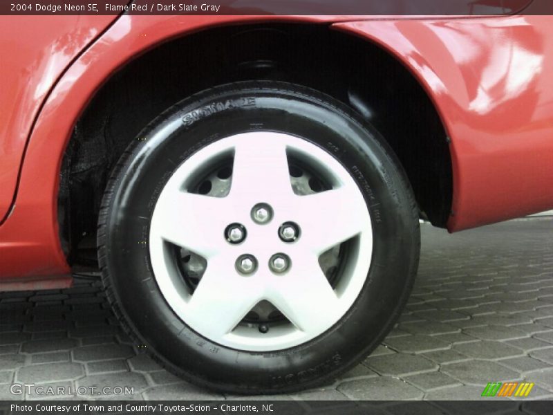 Flame Red / Dark Slate Gray 2004 Dodge Neon SE