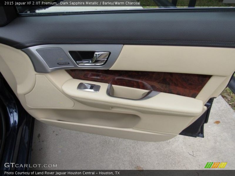 Dark Sapphire Metallic / Barley/Warm Charcoal 2015 Jaguar XF 2.0T Premium