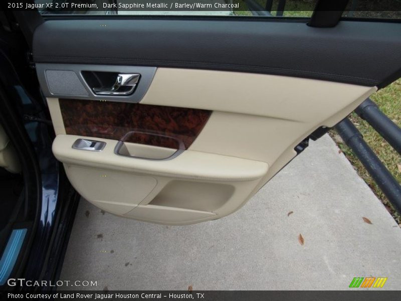Dark Sapphire Metallic / Barley/Warm Charcoal 2015 Jaguar XF 2.0T Premium