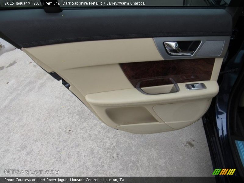 Dark Sapphire Metallic / Barley/Warm Charcoal 2015 Jaguar XF 2.0T Premium