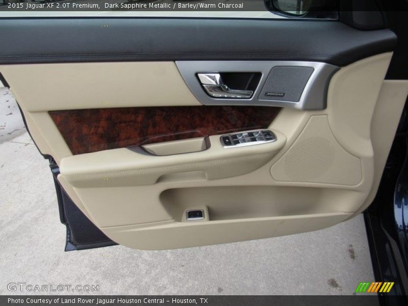 Dark Sapphire Metallic / Barley/Warm Charcoal 2015 Jaguar XF 2.0T Premium