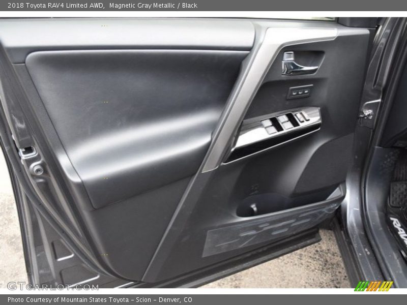 Magnetic Gray Metallic / Black 2018 Toyota RAV4 Limited AWD