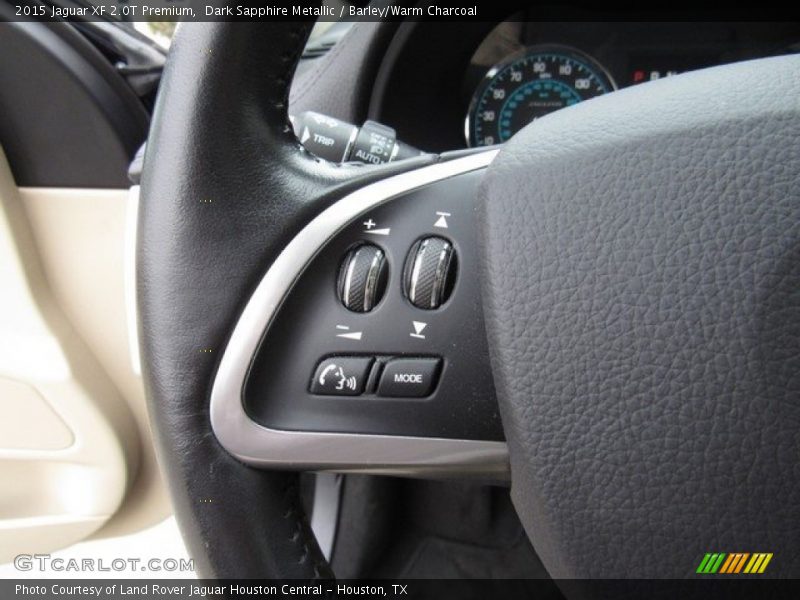 Dark Sapphire Metallic / Barley/Warm Charcoal 2015 Jaguar XF 2.0T Premium
