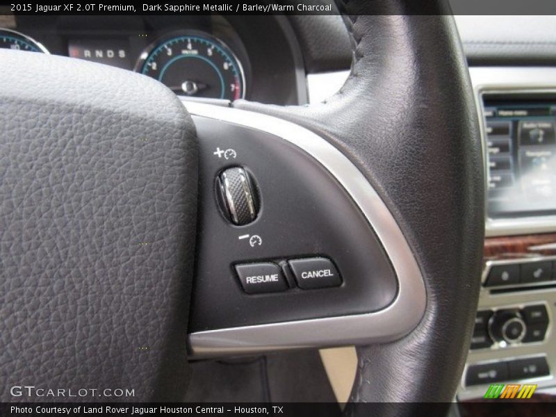 Dark Sapphire Metallic / Barley/Warm Charcoal 2015 Jaguar XF 2.0T Premium