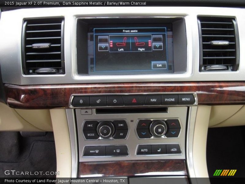 Dark Sapphire Metallic / Barley/Warm Charcoal 2015 Jaguar XF 2.0T Premium