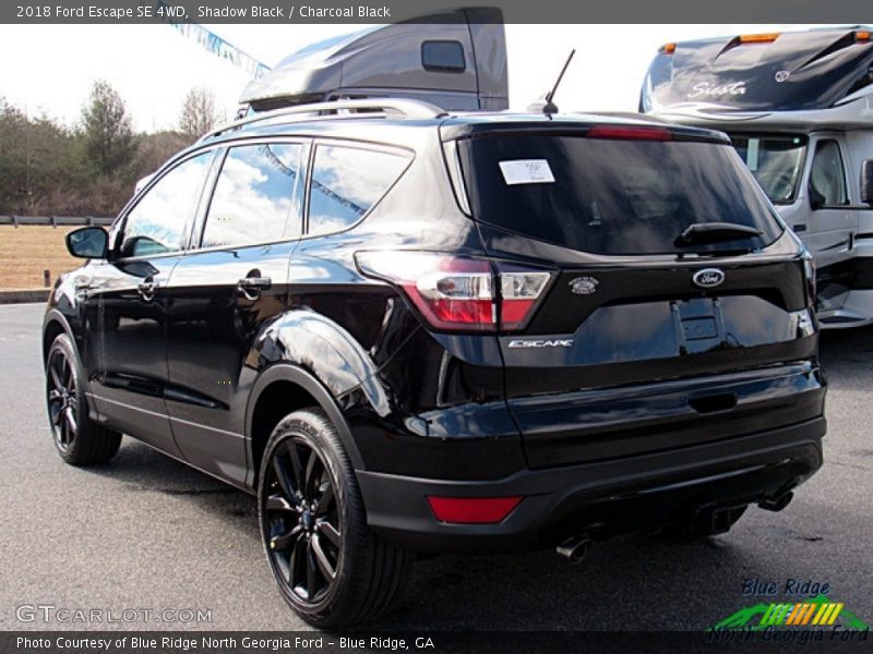 Shadow Black / Charcoal Black 2018 Ford Escape SE 4WD