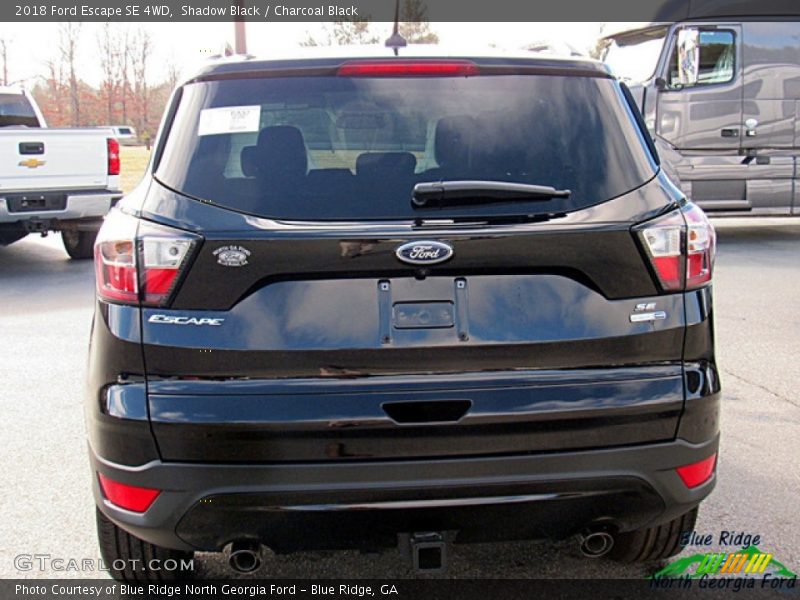 Shadow Black / Charcoal Black 2018 Ford Escape SE 4WD