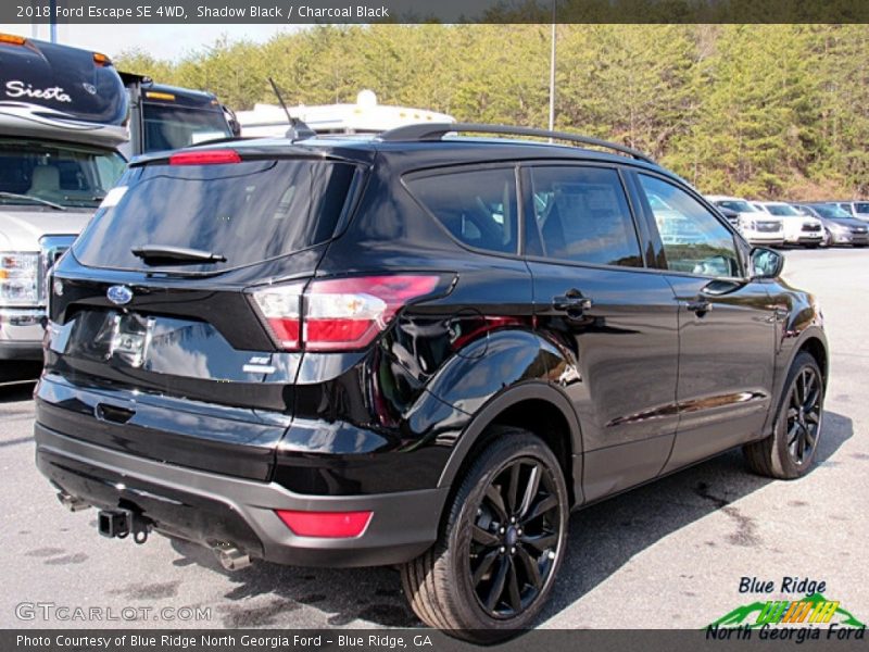 Shadow Black / Charcoal Black 2018 Ford Escape SE 4WD