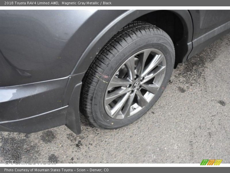 Magnetic Gray Metallic / Black 2018 Toyota RAV4 Limited AWD