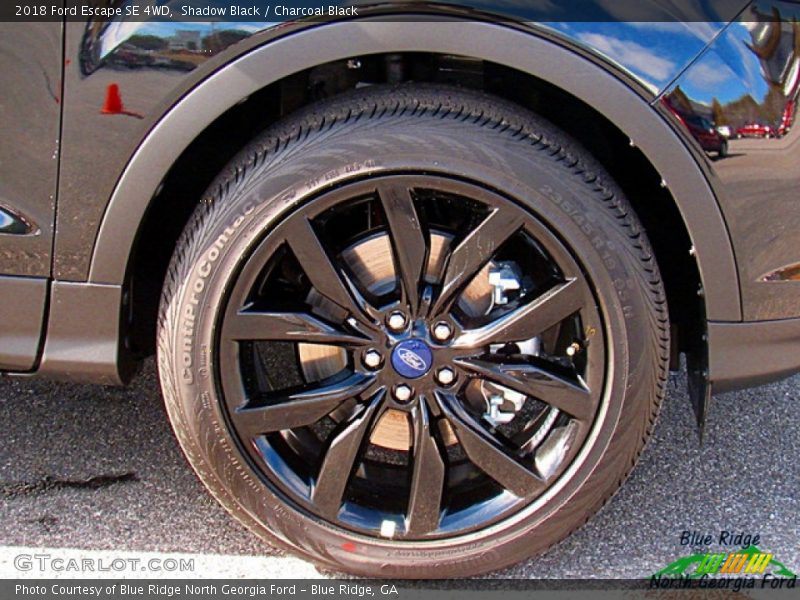 Shadow Black / Charcoal Black 2018 Ford Escape SE 4WD