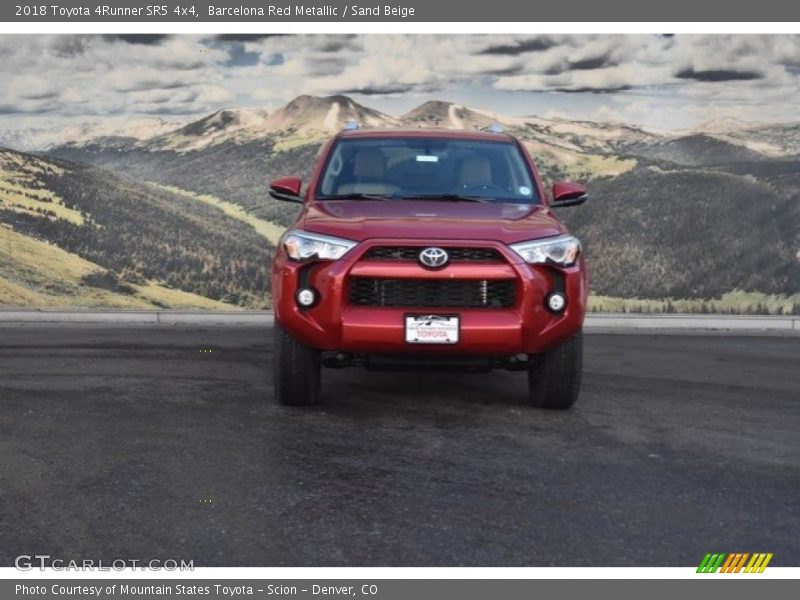 Barcelona Red Metallic / Sand Beige 2018 Toyota 4Runner SR5 4x4