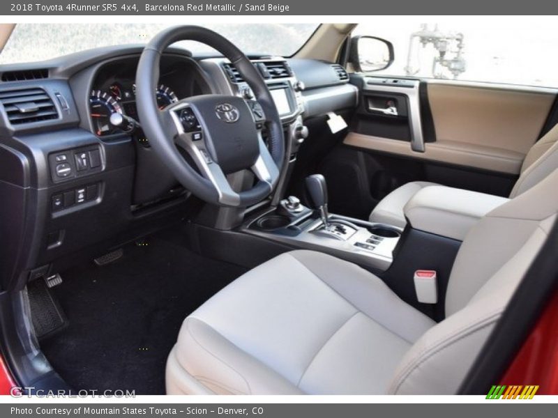 Barcelona Red Metallic / Sand Beige 2018 Toyota 4Runner SR5 4x4