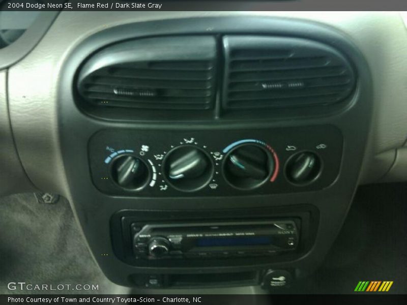 Flame Red / Dark Slate Gray 2004 Dodge Neon SE